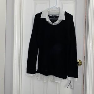 AB Studio collared sweater.